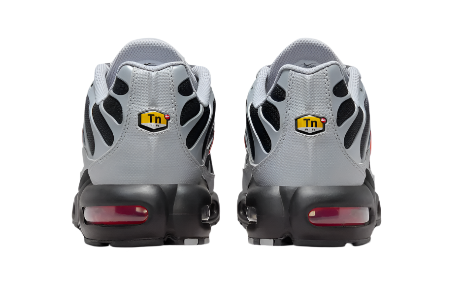 NK Air Max Plus Tuned 1 Wolf Grey Picante Red