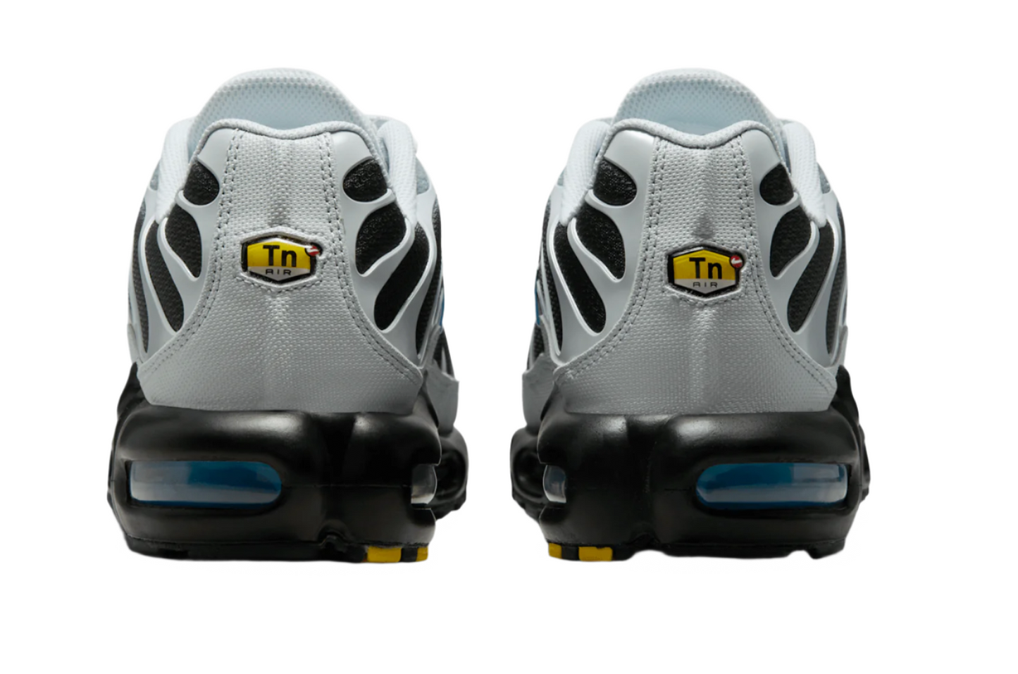 NK Air Max Plus Tuned 1 Gris / University Blue / Negro