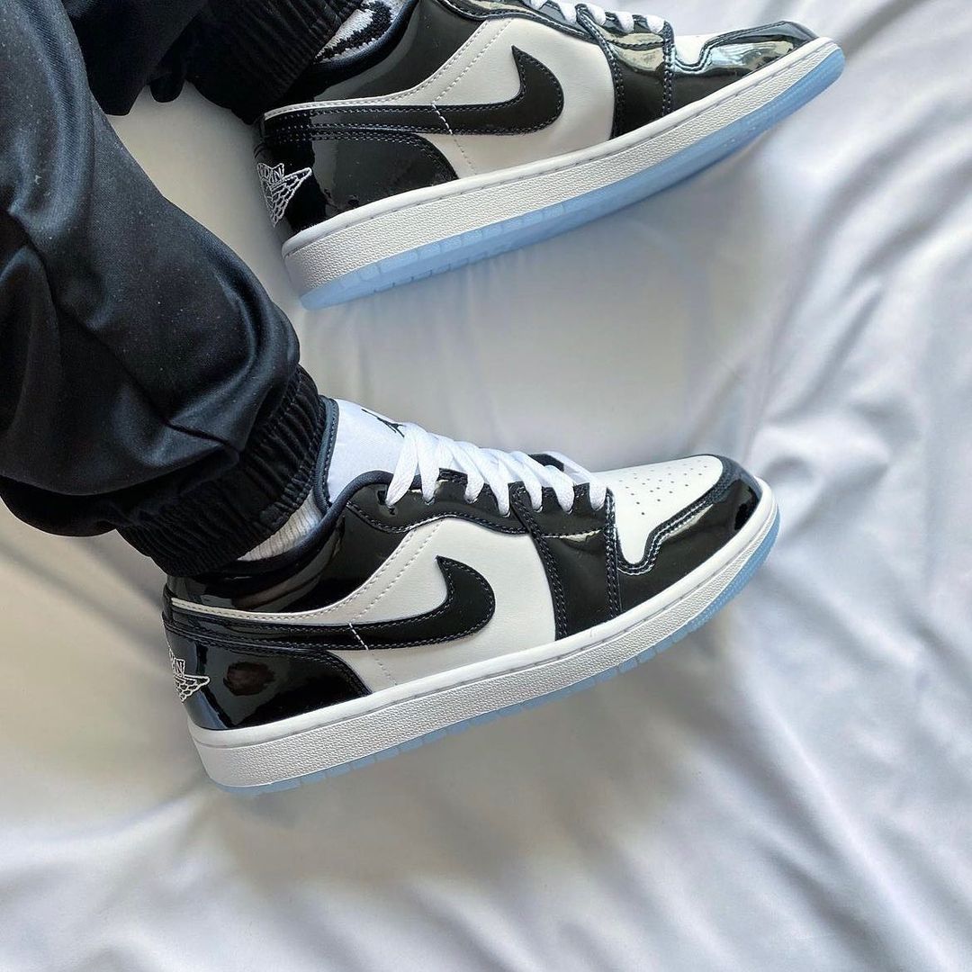 on feet jordan 1 low concord