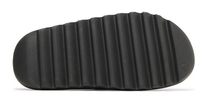 picture of the sole of the yeezy slide onyx