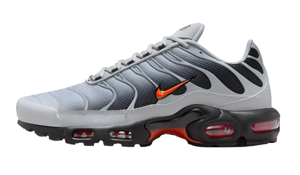NK Air Max Plus Tuned 1 Wolf Grey Picante Red
