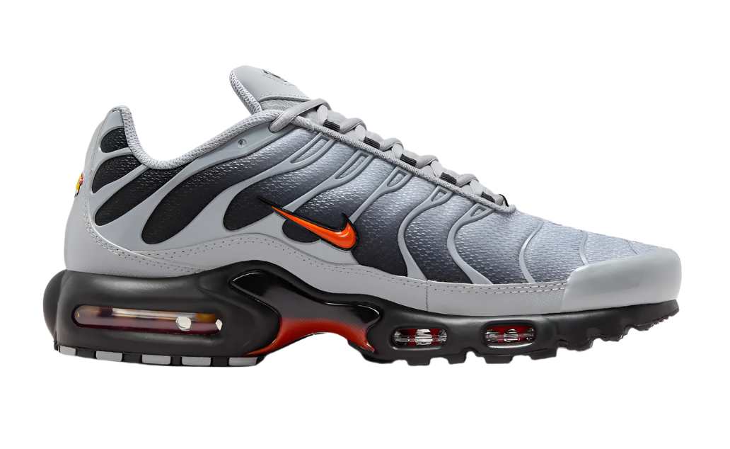 NK Air Max Plus Tuned 1 Wolf Grey Picante Red