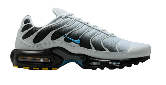 NK Air Max Plus Tuned 1 Gris / University Blue / Negro