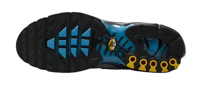 NK Air Max Plus Tuned 1 Gris / University Blue / Negro