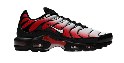 NK Air Max Plus Tuned 1 Pure Platinum University Red Black White