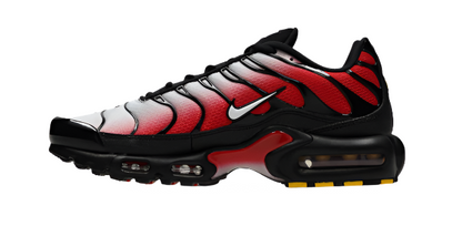 NK Air Max Plus Tuned 1 Pure Platinum University Red Black White