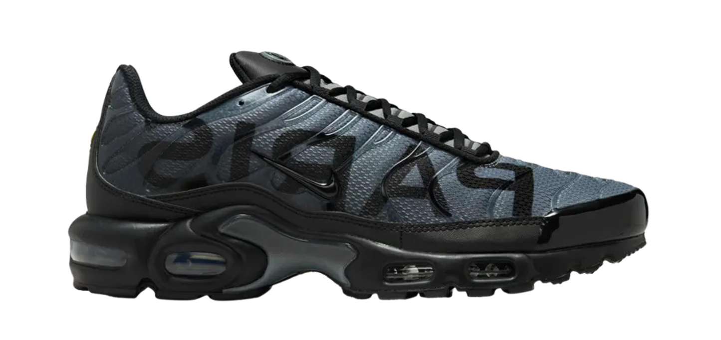NK Air Max Plus Tuned 1 Premium Paris Saint-Germain Black Particle Grey