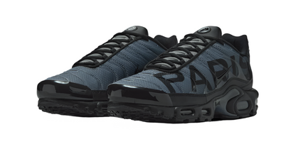 NK Air Max Plus Tuned 1 Premium Paris Saint-Germain Black Particle Grey