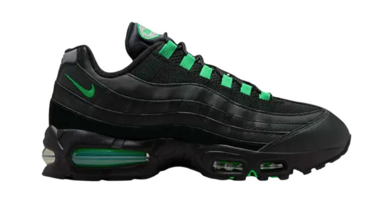 NK Air Max 95 OG Big Bubble Negro Verde Shock