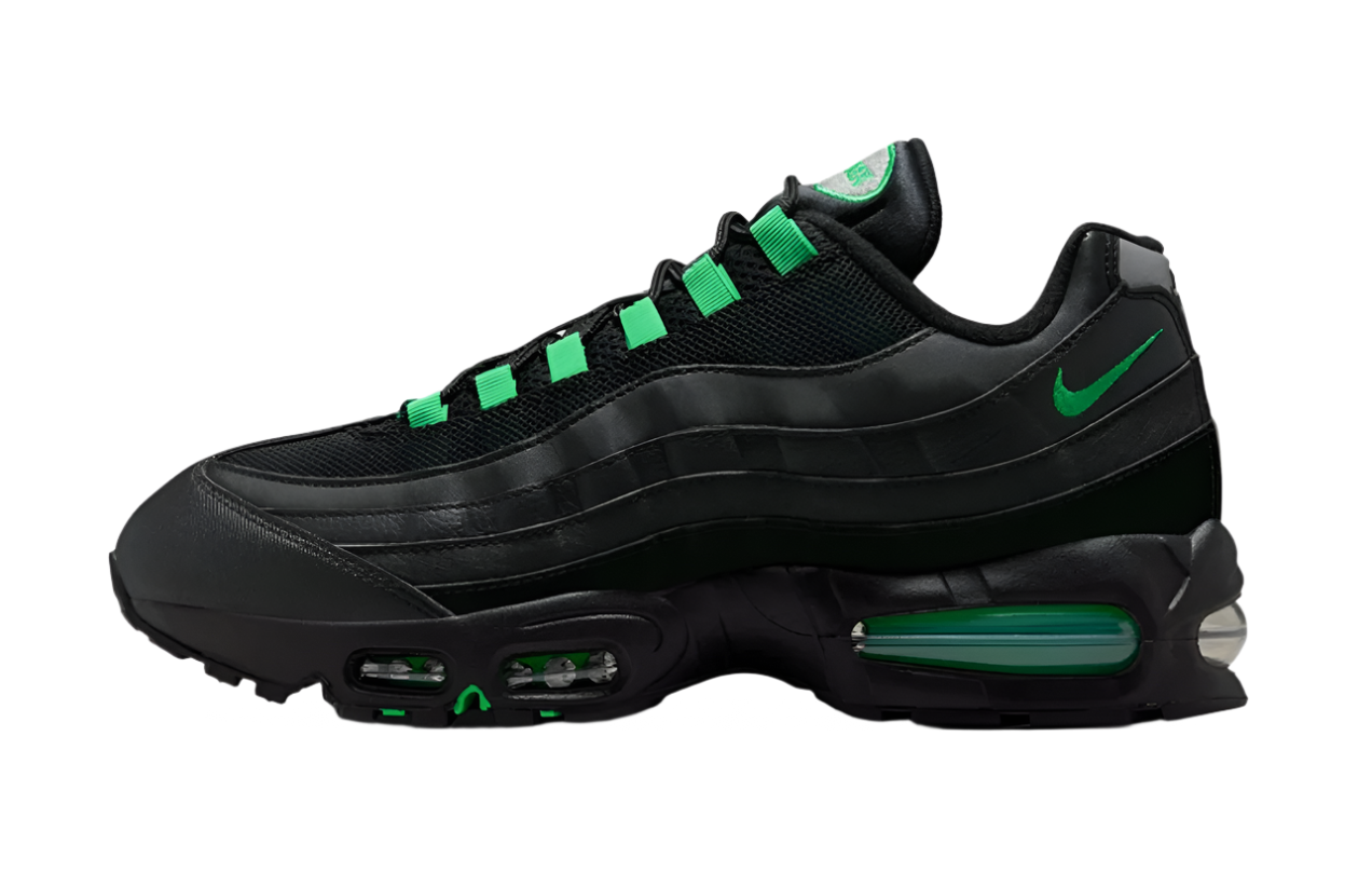 NK Air Max 95 OG Big Bubble Negro Verde Shock