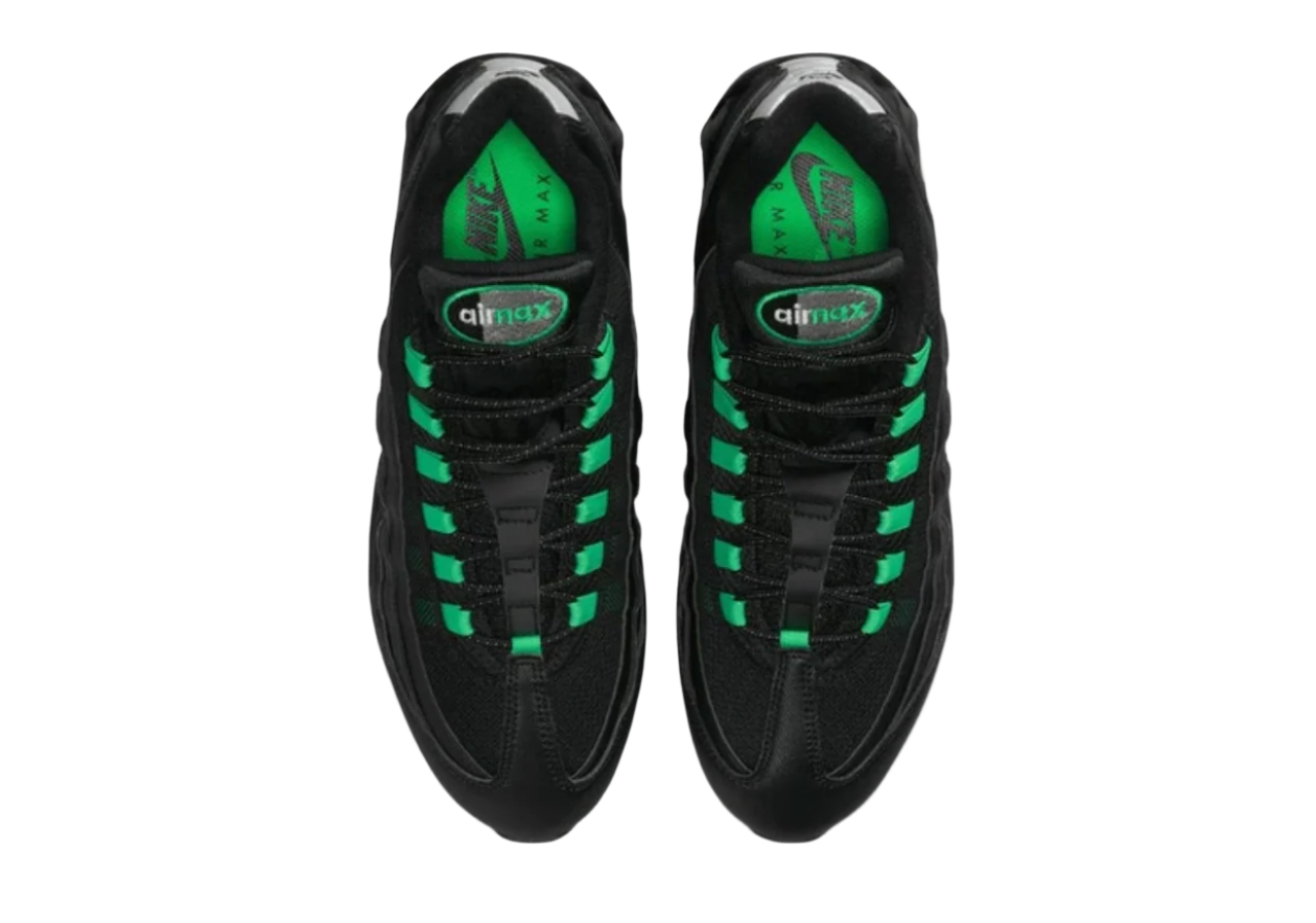 NK Air Max 95 OG Big Bubble Negro Verde Shock