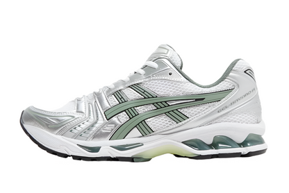 ASC Gel-Kayano 14 Blanco Pure Silver / Gris Slate / Sage
