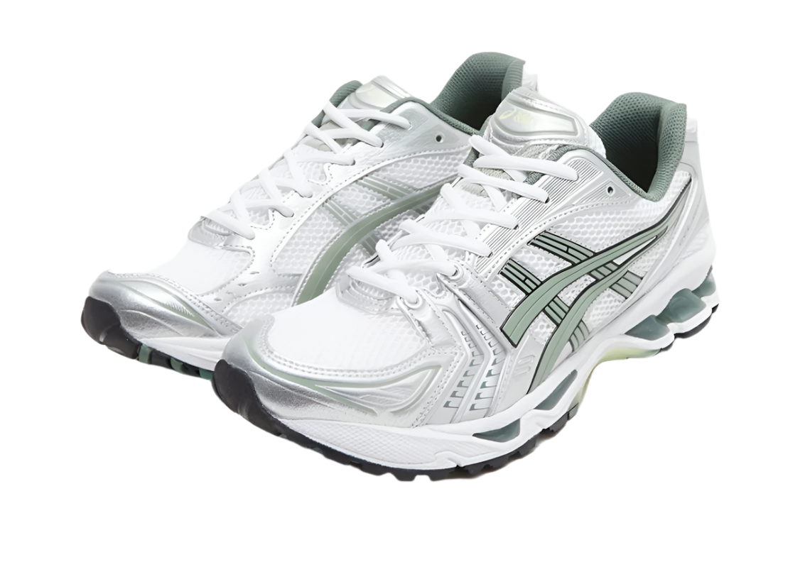 ASC Gel-Kayano 14 Blanco Pure Silver / Gris Slate / Sage