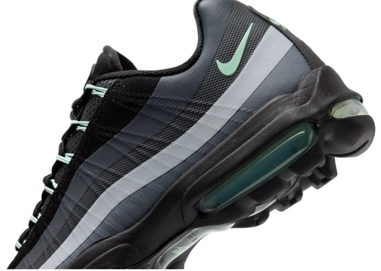 NK Air Max 95 Ultra Black Grey Mint Foam