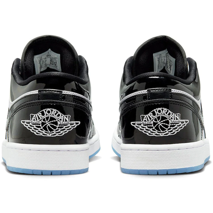 back of the nike air jordan 1 low concord